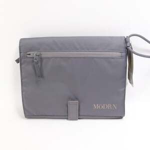 Modrn Lulu Waterproof Newborn Portable Foldable Diaper Changing Pad Gray Nylon